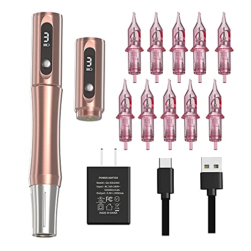 Charme Princesse Wireless Permanent Makeup Machine with 2pcs Batteries Micros...