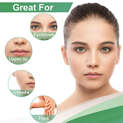 100 Pcs Wax Strips for Facial Hair Removal for Women Face, Waxing Strips for ...