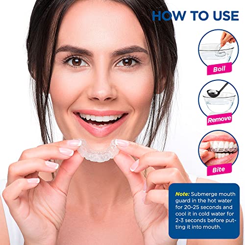 Mouth Guard for Grinding Teeth-Mouth Guard for Clenching Teeth at Night-Pack ...