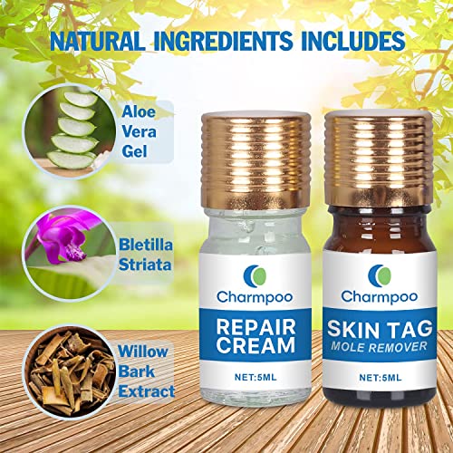 Skin Tag Removal - All Natural Mole and Skin Tag Remover and Repair Lotion- L...