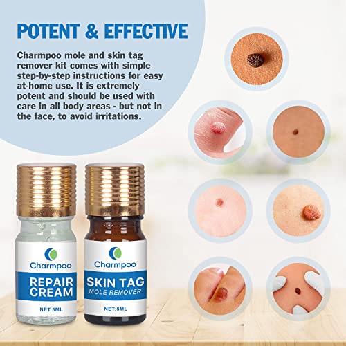Skin Tag Removal - All Natural Mole and Skin Tag Remover and Repair Lotion- L...