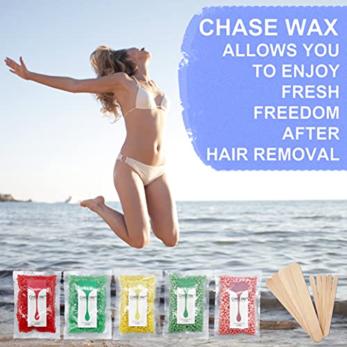 Hard Wax Beads for Hair Removal for Women Men-Painless Wax Beans Set for Waxi...