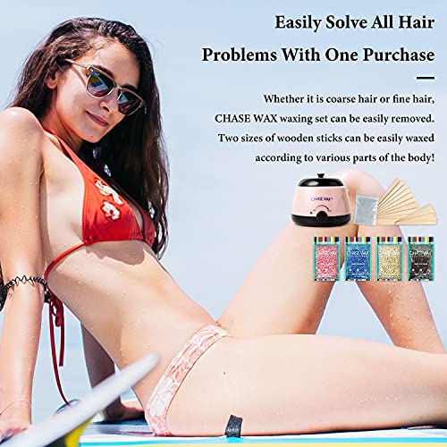 Hard Wax Kit for Women Men,Pearl Wax Beads for Wax Warmer and Wax Pot at Home...