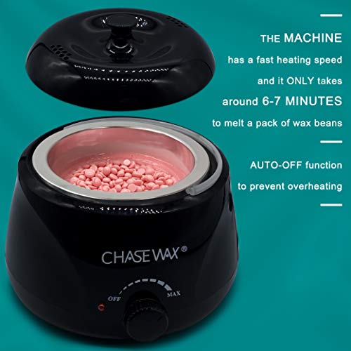 Waxing Kit for Coarse Hair for Women Men,Refill Hard Wax Beads for Sensitive ...