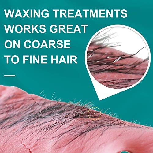 Waxing Kit for Coarse Hair for Women Men,Refill Hard Wax Beads for Sensitive ...