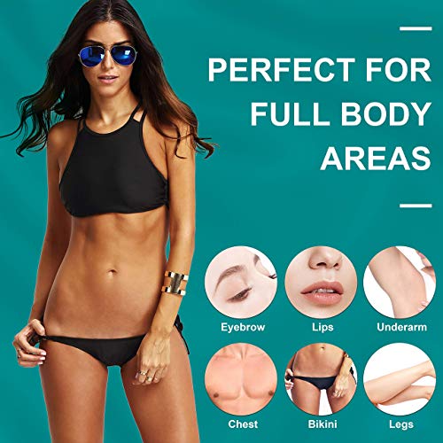 Waxing Kit for Coarse Hair for Women Men,Refill Hard Wax Beads for Sensitive ...