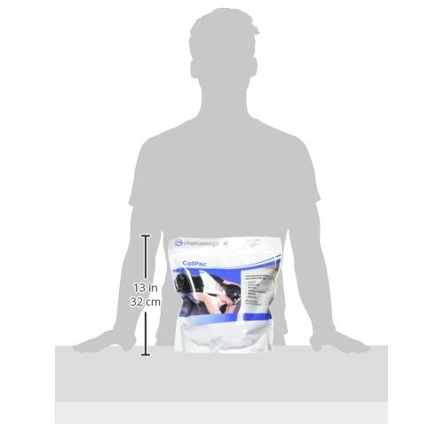 Chattanooga ColPac - Reusable Gel Ice Pack - Black Polyurethane - Oversize - ...