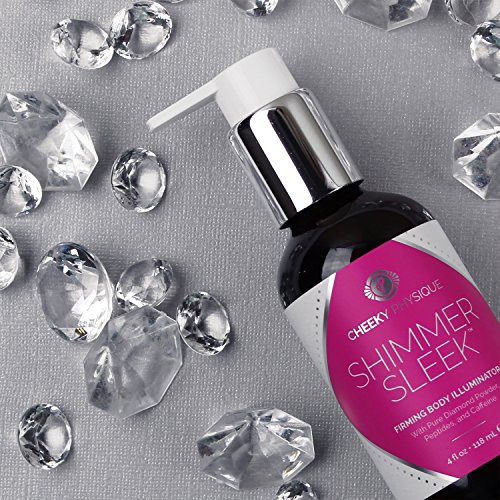 Shimmer Sleek Firming Body Illuminator - Shimmering Body Glow Cream with Skin...