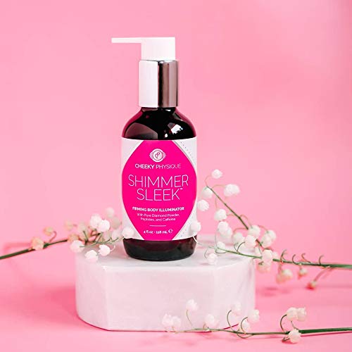 Shimmer Sleek Firming Body Illuminator - Shimmering Body Glow Cream with Skin...