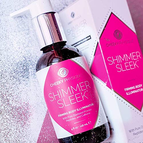 Shimmer Sleek Firming Body Illuminator - Shimmering Body Glow Cream with Skin...