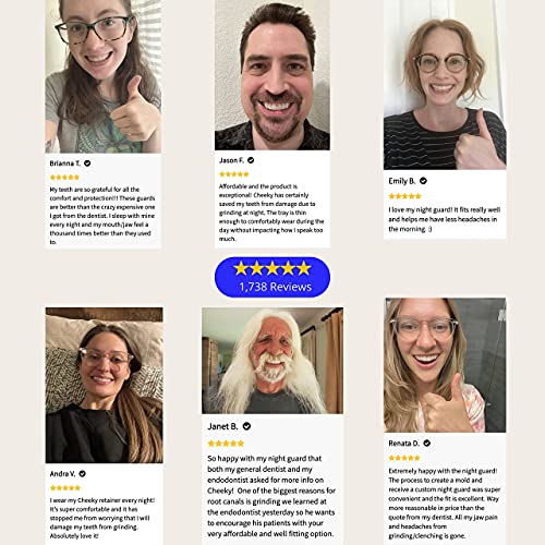 Cheeky At-Home Custom Night Guard Kit - Create The Best Fitting Dental Grade ...