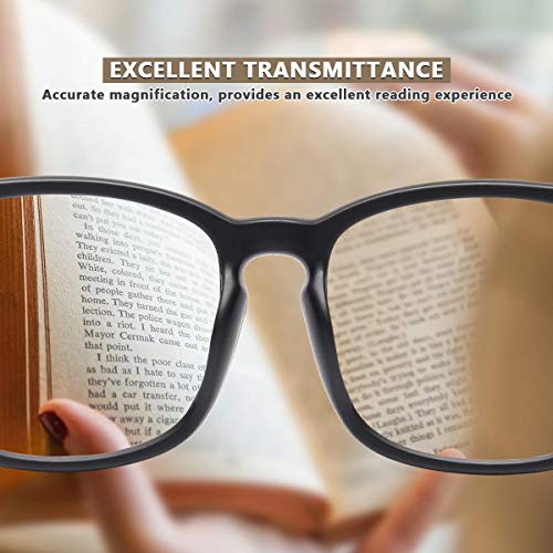 CHEERS DEVICES 5 Pack Reading Glasses Blue Light Blocking Glasses, Computer R...