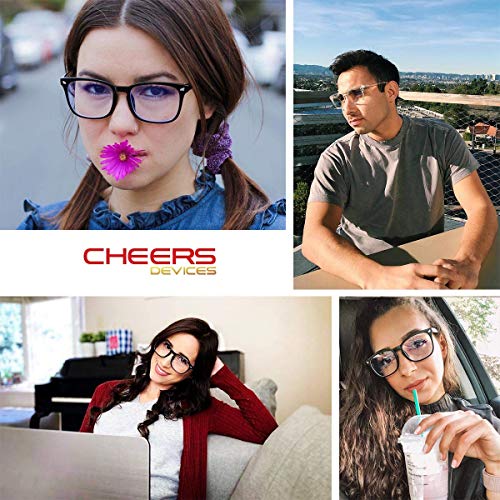 CHEERS DEVICES 5 Pack Reading Glasses Blue Light Blocking Glasses, Computer R...