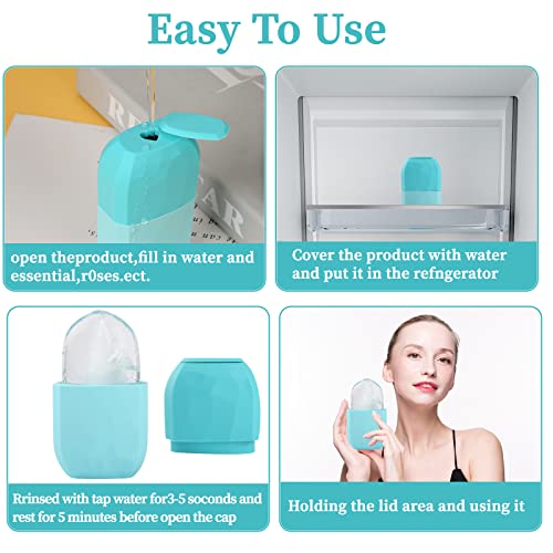 Facial Skincare Ice Roller Mold-Ice Roller for Face and Eye，Beauty Cube Brig...