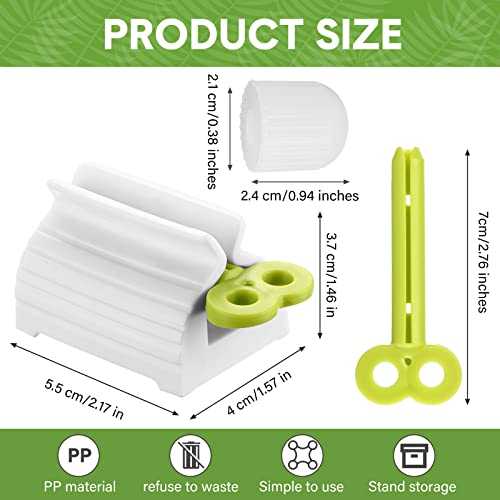 12 Packs Toothpaste Squeezer Toothpaste Topper Toothpaste Dispenser Self Clos...