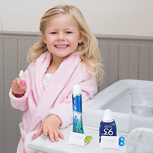 12 Packs Toothpaste Squeezer Toothpaste Topper Toothpaste Dispenser Self Clos...