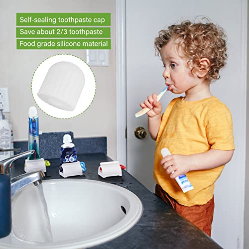 12 Packs Toothpaste Squeezer Toothpaste Topper Toothpaste Dispenser Self Clos...