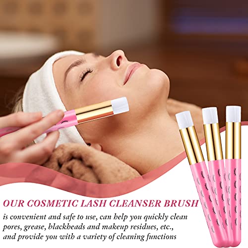 40 Pieces Lash Shampoo Brush For Eyelash Extensions Facial Cleansing Eyelash ...