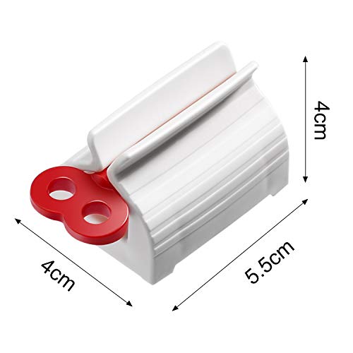 CHENGU 6 Pieces Toothpaste Squeezer Rolling Tube Toothpaste Seat Holder Stand...