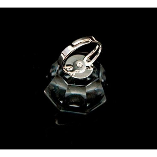 CHENGYIDA 1pcs Professional Eyelash Crystal Glue Ring Finger Ring Adhesive Ey...