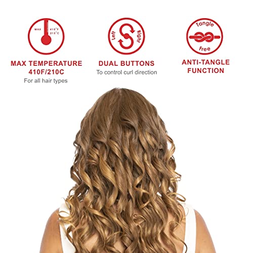 CHI Spin N Curl Special Edition Rose Gold Hair Curler 1". Ideal for Shoulder-...