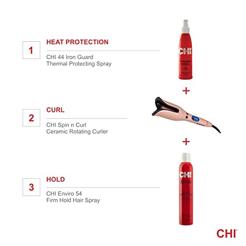 CHI Spin N Curl Special Edition Rose Gold Hair Curler 1". Ideal for Shoulder-...