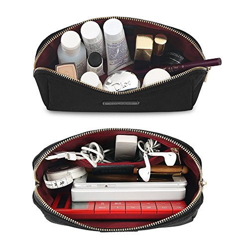 CHICECO Handy Cosmetic Pouch Clutch Makeup Bag - Black/1260D