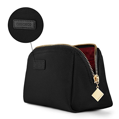 CHICECO Handy Cosmetic Pouch Clutch Makeup Bag - Black/1260D