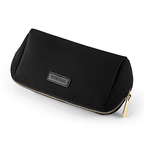 CHICECO Handy Cosmetic Pouch Clutch Makeup Bag - Black/1260D