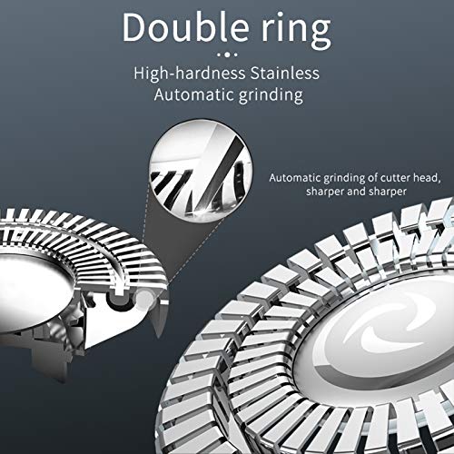 Head Shavers for Bald Men, Electric Rotary Shaver with Multi-Function, 4D Flo...