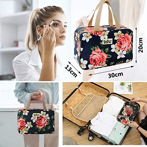 CHIRUB Large Makeup Bag Toiletry Bag for Women Make Up Bag Cosmetic Bag Toile...