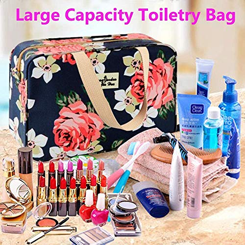CHIRUB Large Makeup Bag Toiletry Bag for Women Make Up Bag Cosmetic Bag Toile...