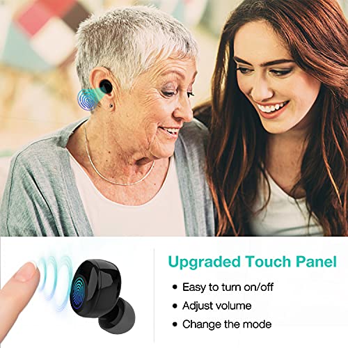 CHISANA Hearing Aids, 4-Channel Digital Sound Amplifier Devices with Touch Pa...