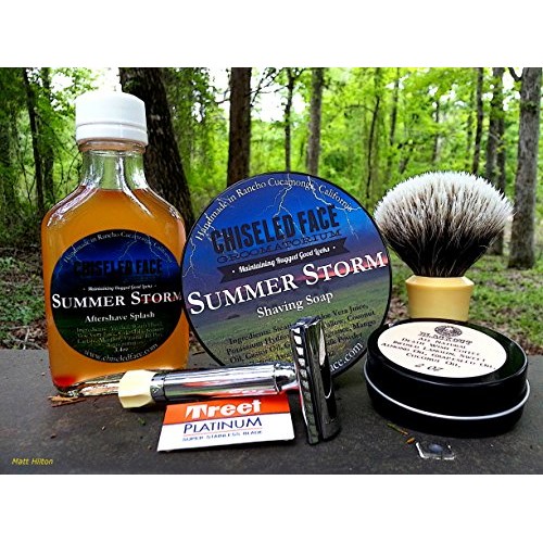 Summer Storm by Chiseled Face — Handmade Luxury Shaving Soap — Rich, Thick La...