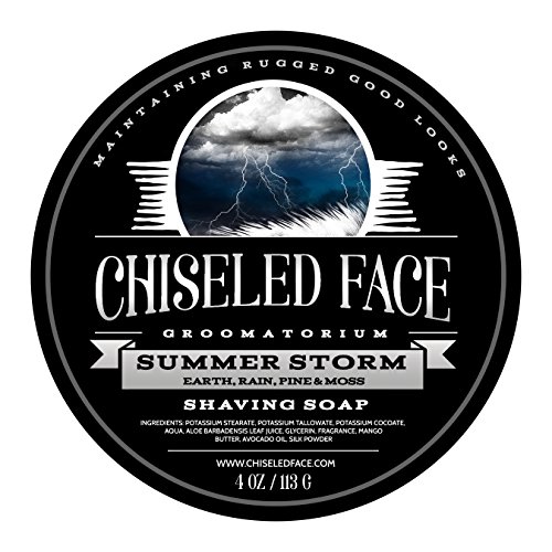 Summer Storm by Chiseled Face — Handmade Luxury Shaving Soap — Rich, Thick La...