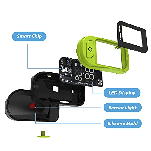 ChoiceMMed Light Green Finger Pulse Oximeter - Blood Oxygen Saturation Monito...
