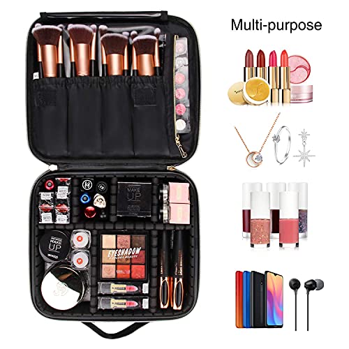 Travel Makeup Case,Chomeiu- Professional Cosmetic Makeup Bag Organizer,Access...
