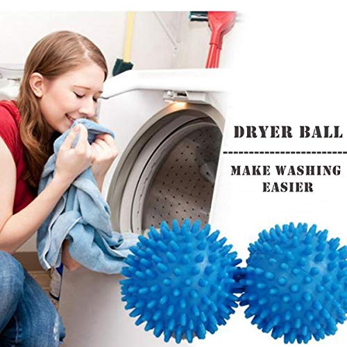 Laundry Dryer Balls Non-Toxic Reusable 18 Pack Cloths Soft Fluffy Anti-Wrinkl...