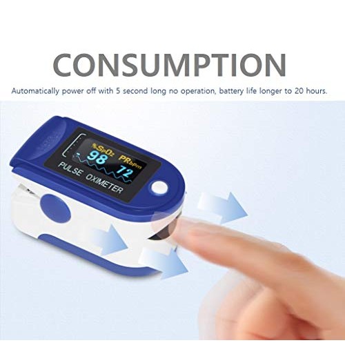 Pulse Oximeter, Finger Pulse Oximeter with OLED Display, Pulse Oximeter Finge...
