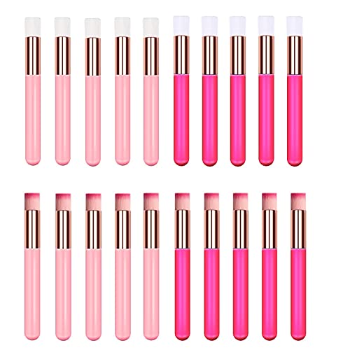 Chris.W 20 Pcs Lash Shampoo Brushes Nose Pore Deep Cleaning Brush Peel off Bl...