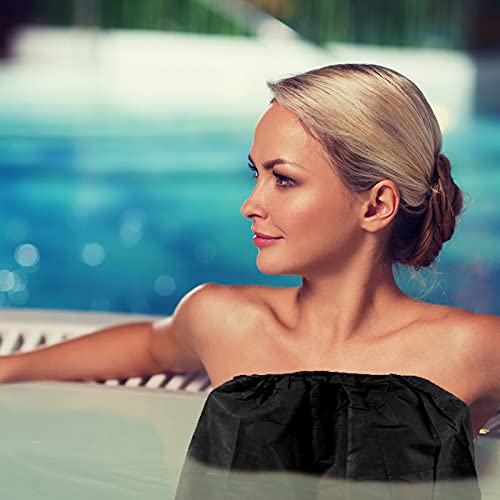 Chris.W 20 Pieces Disposable Spa Wrap Non-Woven Bath Wrap Sauna Bath Skirt fo...