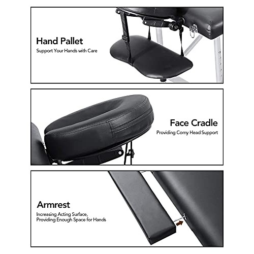 【Limited Time Promotion】 Massage Table Massage Bed Lash Bed Facial Table Re...