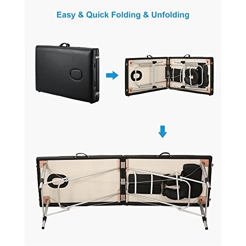 【Limited Time Promotion】 Massage Table Massage Bed Lash Bed Facial Table Re...