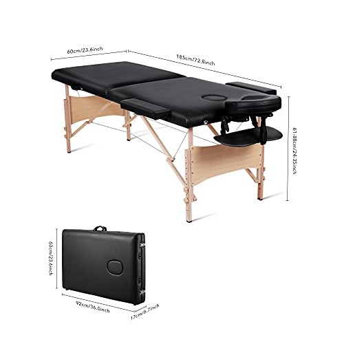 Massage Table Portable Lash Bed Massage Bed Facial Table SPA Bed Tattoo Table...