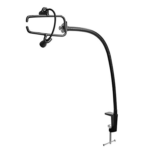 CHRUNONE Hands Free Blow Dryer Holder, Stainless Steel Hair Dryer Stand Clamp...