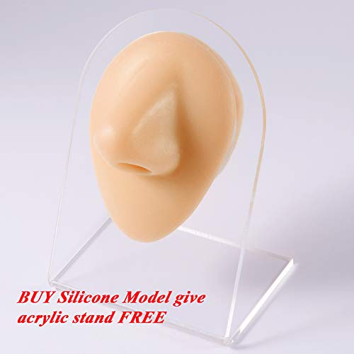 CHUANCI Soft Silicone Flexible Model Body Part Displays for Acupuncture Human...
