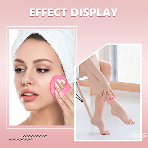 102 Pieces Hair Removal Pad Sets Smooth Away Hair Removal Kit, 2 Sizes Smooth...