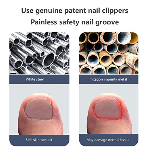 CHYA Nail Groove Special Nail Scissors,Cuticle Trimmer with Cuticle Pusher,Cu...