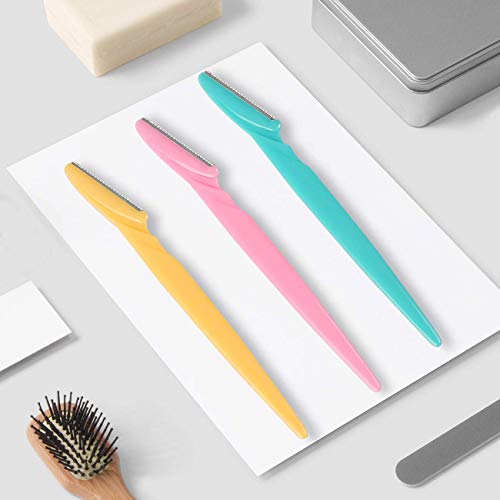 15Pcs Eyebrow Razors Multipurpose Exfoliating Dermaplaning Tool Face Razor an...