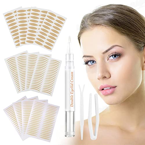 Eyelid Tape Stickers, Double Eyelid Strips, Natural Invisible Single Side Eye...